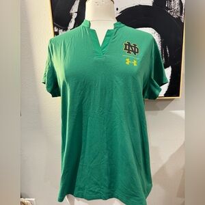 Under Armour Green Notre Dame Tee